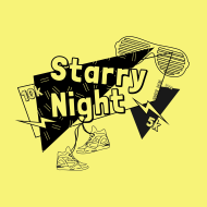 Starry Night 10K & 5K logo on RaceRaves