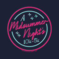 A Midsummer Night’s 10K and 5K logo on RaceRaves