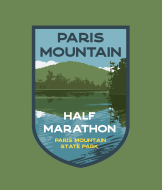 Paris Mountain Half Marathon logo on RaceRaves