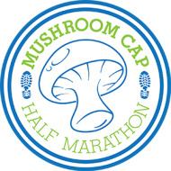 Mushroom Cap Half Marathon logo on RaceRaves
