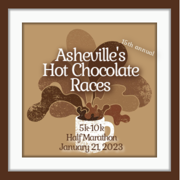 Asheville Hot Chocolate Races logo on RaceRaves