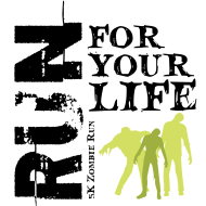 Zombie Run For Your Life 5K logo on RaceRaves