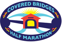 Covered Bridges Half Marathon logo on RaceRaves