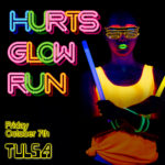 Hurts Donut 5K Glow Run Tulsa logo on RaceRaves