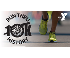 10K Run Thru History logo on RaceRaves