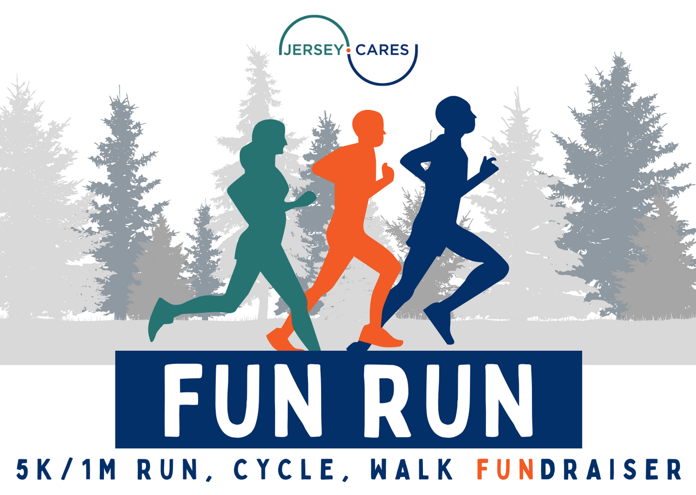 Jersey Cares Fun Run logo on RaceRaves