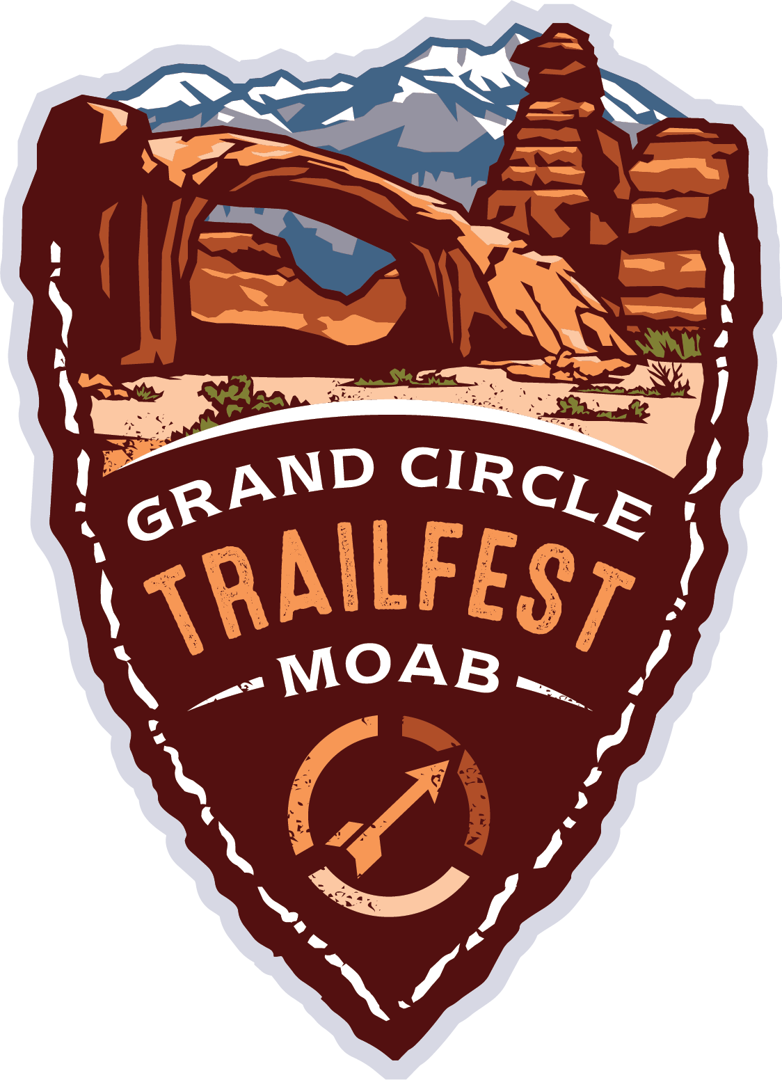 Grand Circle Trailfest: Moab logo on RaceRaves