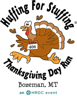 Huffing For Stuffing Thanksgiving Day Run logo on RaceRaves