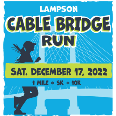 Lampson Cable Bridge Run logo on RaceRaves