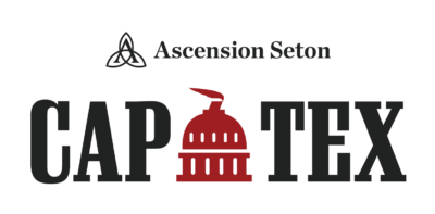 Ascension Seton CapTex Tri logo on RaceRaves