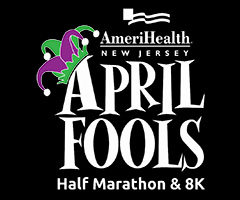 Amerihealth NJ April Fools Half Marathon & 8K logo on RaceRaves
