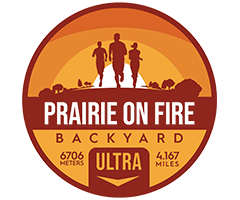 Prairie on Fire Backyard Ultra logo on RaceRaves
