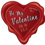 Be My Valentine Half Marathon & 5K logo on RaceRaves