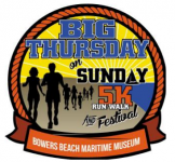 Big Thursday on Sunday 5K logo on RaceRaves