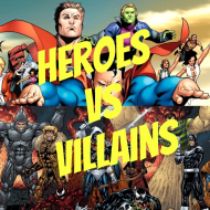 Super Heroes vs Villains Half Marathon & 5K logo on RaceRaves