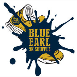 Blue Earl Shuffle 5K logo on RaceRaves