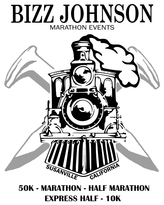 Bizz Johnson Marathon Events logo on RaceRaves