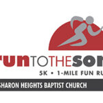Sharon Heights Run to the Son logo on RaceRaves