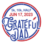 Grateful Dad Half Marathon logo on RaceRaves