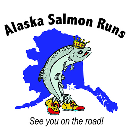 Alaska Salmon Runs (King Salmon Marathon & Sockeye Half Marathon) logo on RaceRaves
