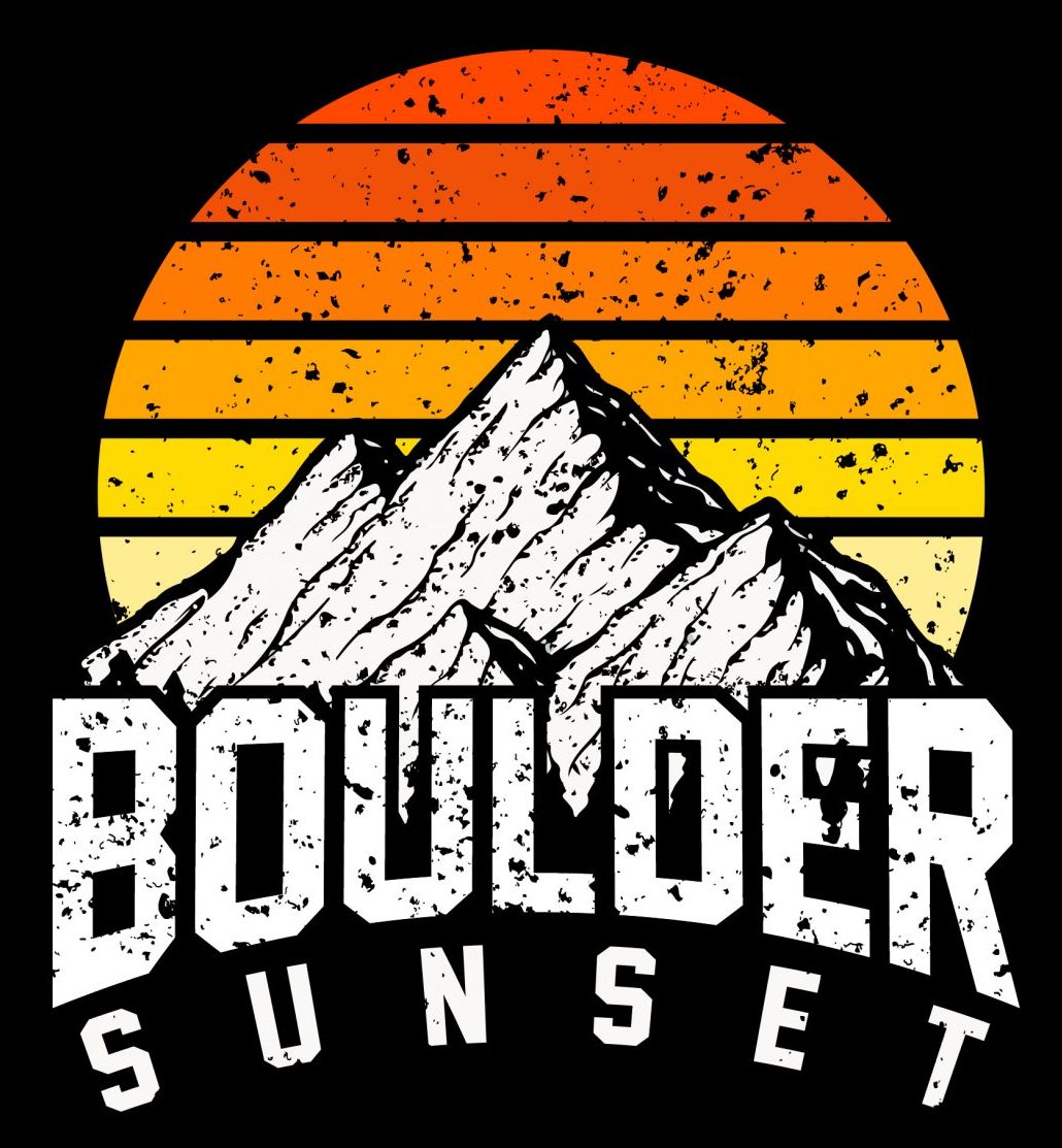 Boulder Sunset Run logo on RaceRaves