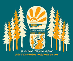 Chuckanut Foot Race logo on RaceRaves