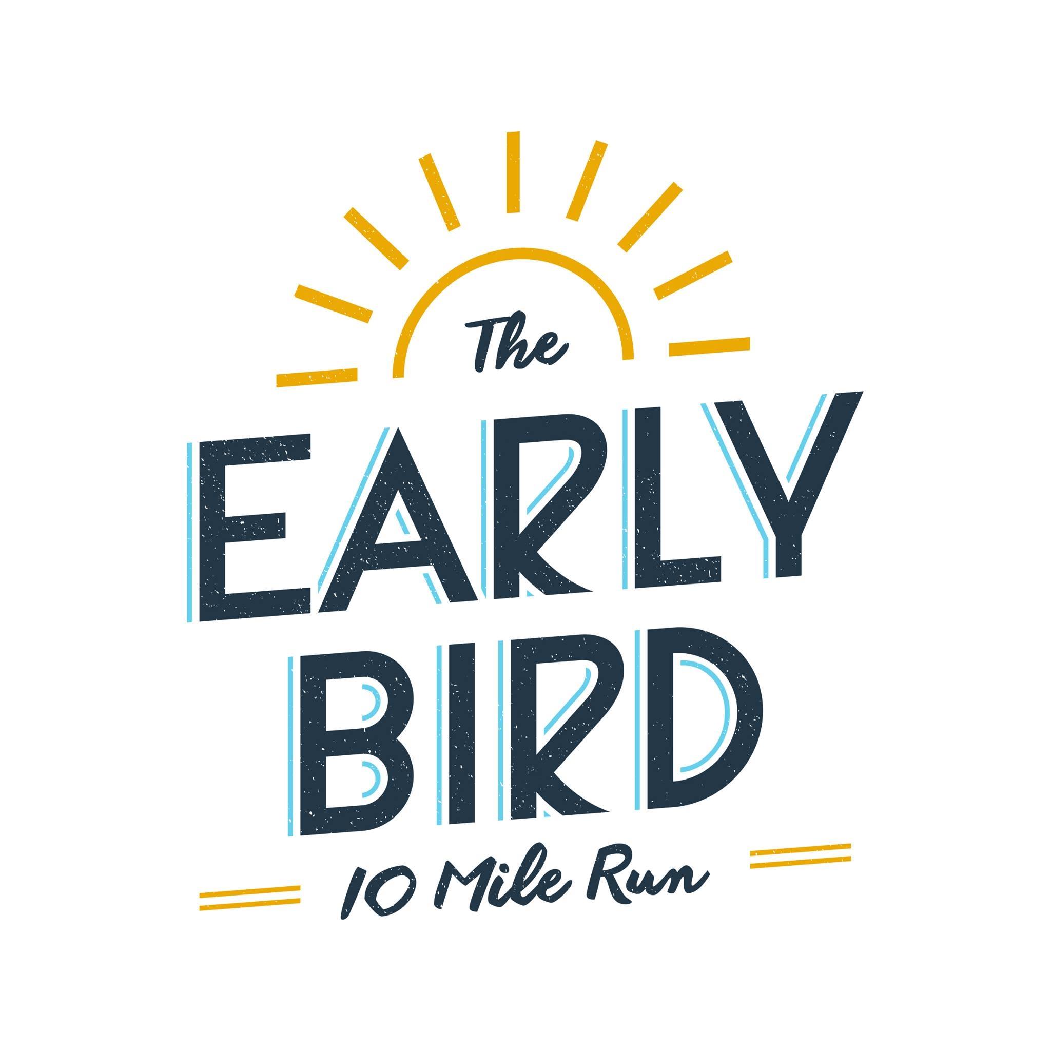 Early Bird 10 Mile Run logo on RaceRaves