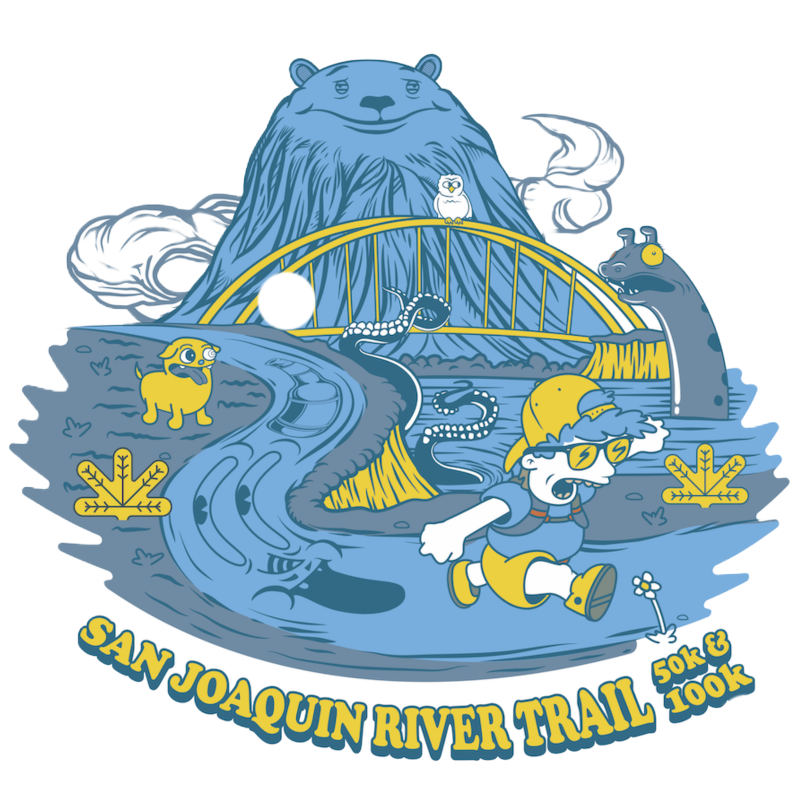 San Joaquin River Trail 50K & 100K Run logo on RaceRaves