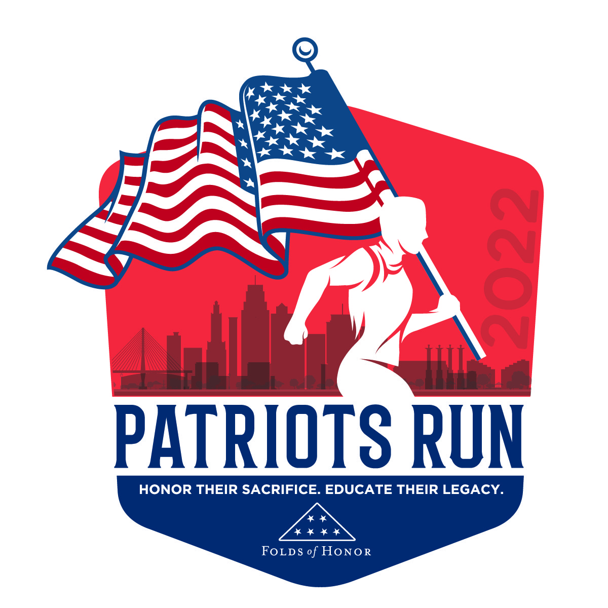 Patriots Run logo on RaceRaves