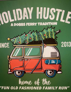 Dobbs Ferry Holiday Hustle 5K logo on RaceRaves