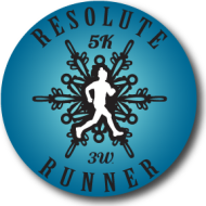 Resolute Runner 5K logo on RaceRaves