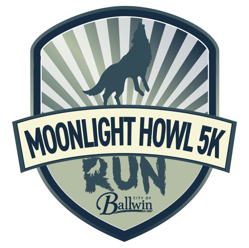 Moonlight Howl 5K logo on RaceRaves