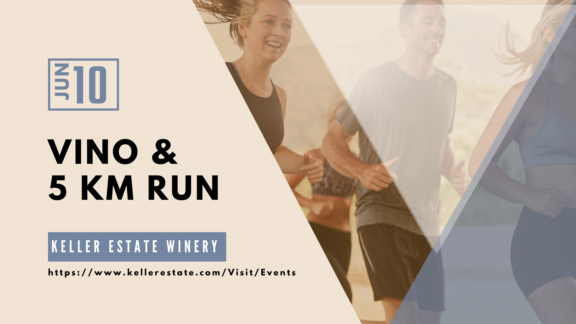 Keller Estate Vino & 5K Run logo on RaceRaves