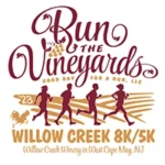 Run the Vineyards Willow Creek 8K & 5K logo on RaceRaves