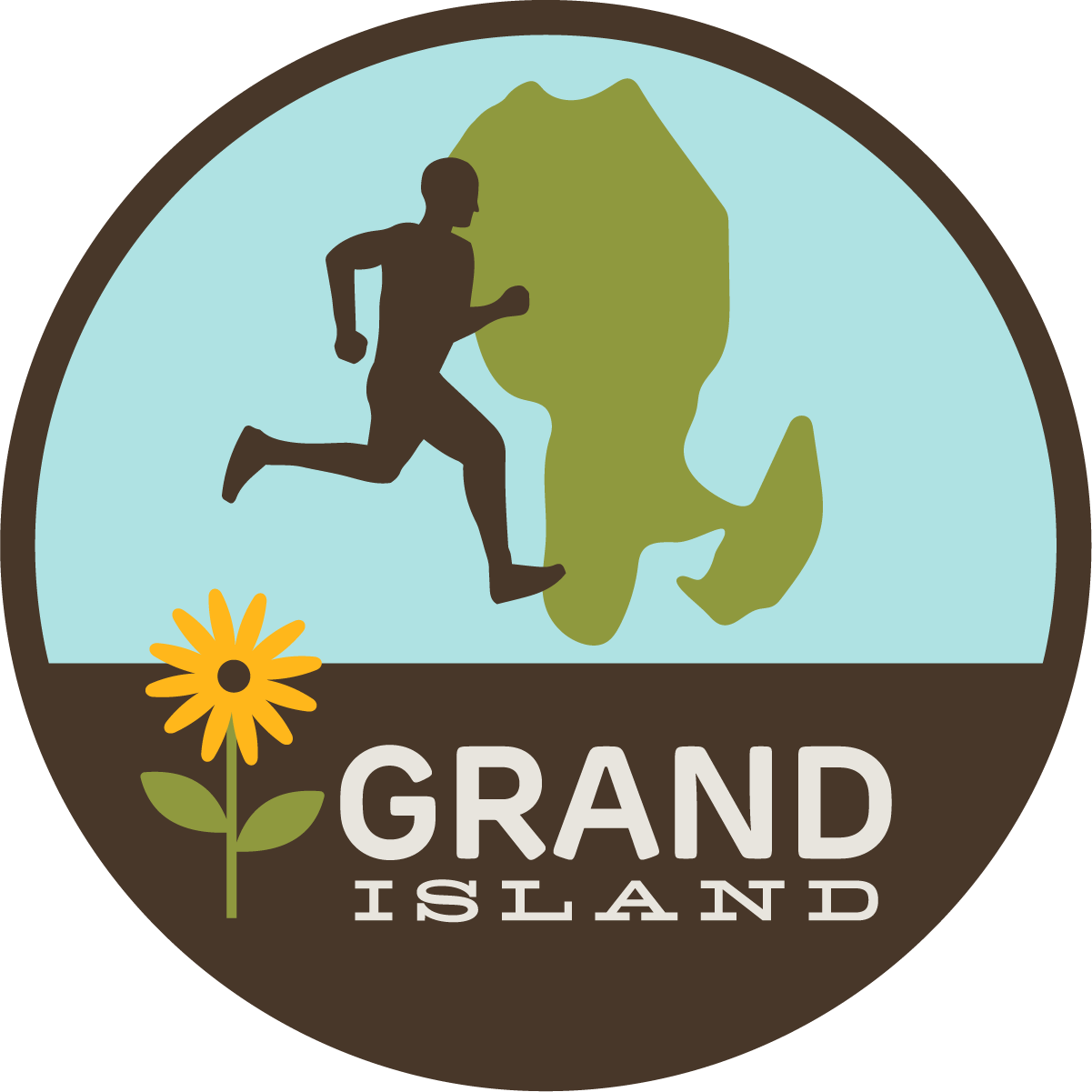 Grand Island Trail Run logo on RaceRaves