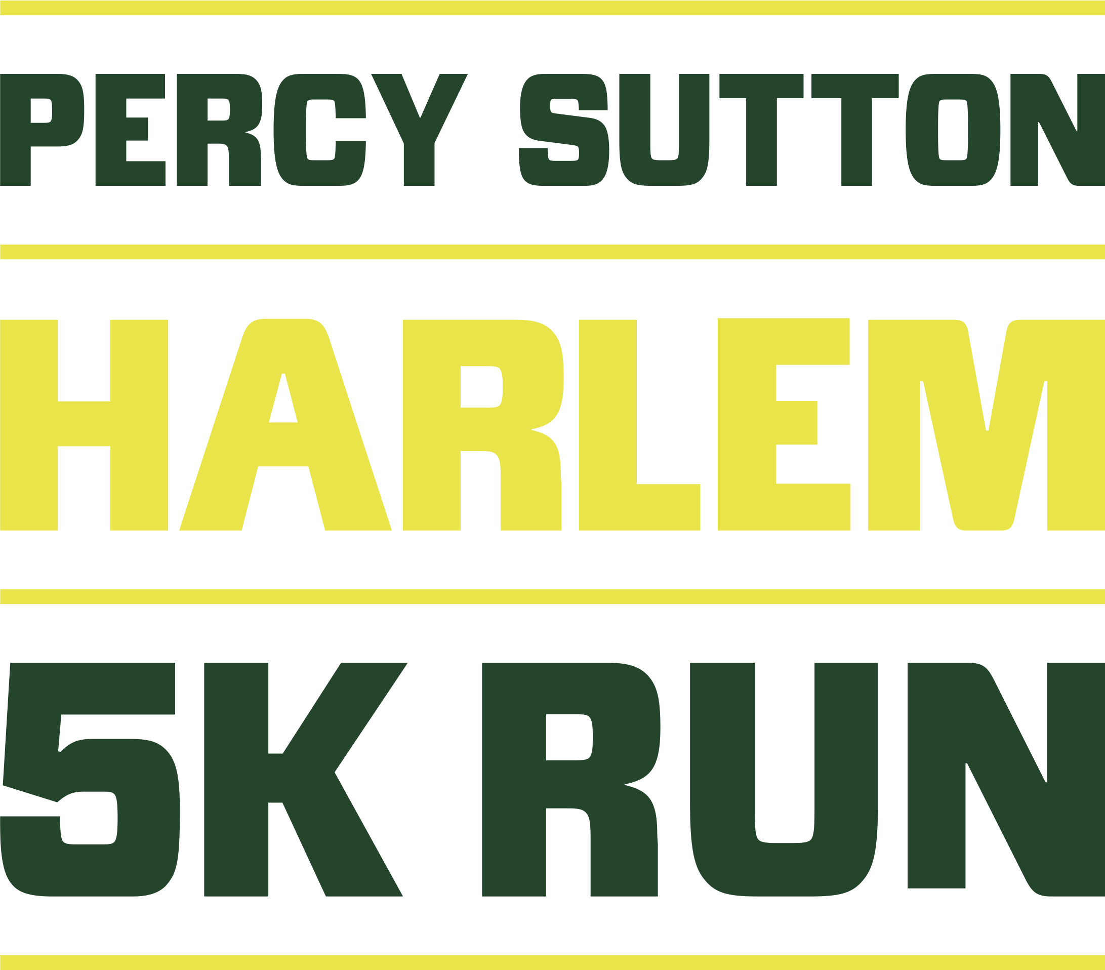Percy Sutton Harlem 5K logo on RaceRaves