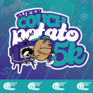Super Couch Potato 5K logo on RaceRaves