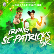 Irving St. Patrick’s 5K logo on RaceRaves