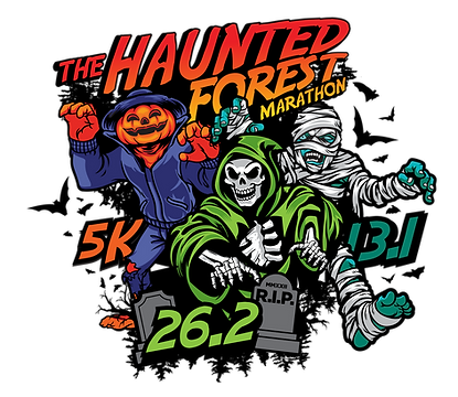 Haunted Forest Marathon logo on RaceRaves