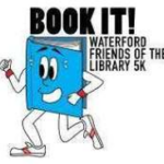 Book It! Waterford Friends of the Library 5K logo on RaceRaves