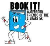 Book It! Waterford Friends of the Library 5K logo on RaceRaves