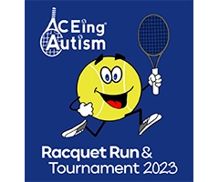 ACEing Autism Dallas Racquet Run logo on RaceRaves