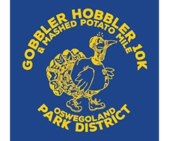 Gobbler Hobbler 10K & Mashed Potato Mile logo on RaceRaves