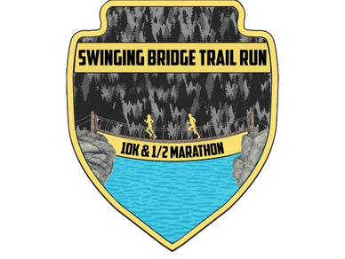 Swinging Bridge Trail Run logo on RaceRaves