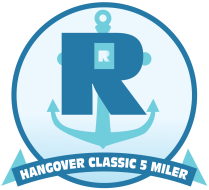 Hangover Classic 5 Miler logo on RaceRaves