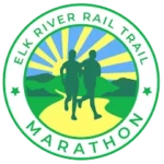 Elk River Rail Trail Marathon & Half Marathon logo on RaceRaves