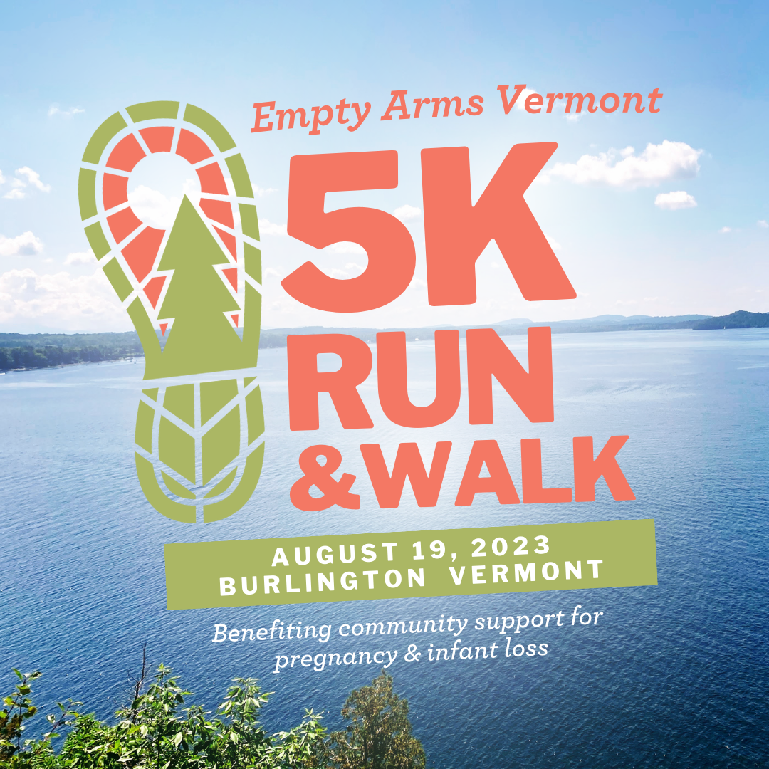 Empty Arms Vermont 5K logo on RaceRaves