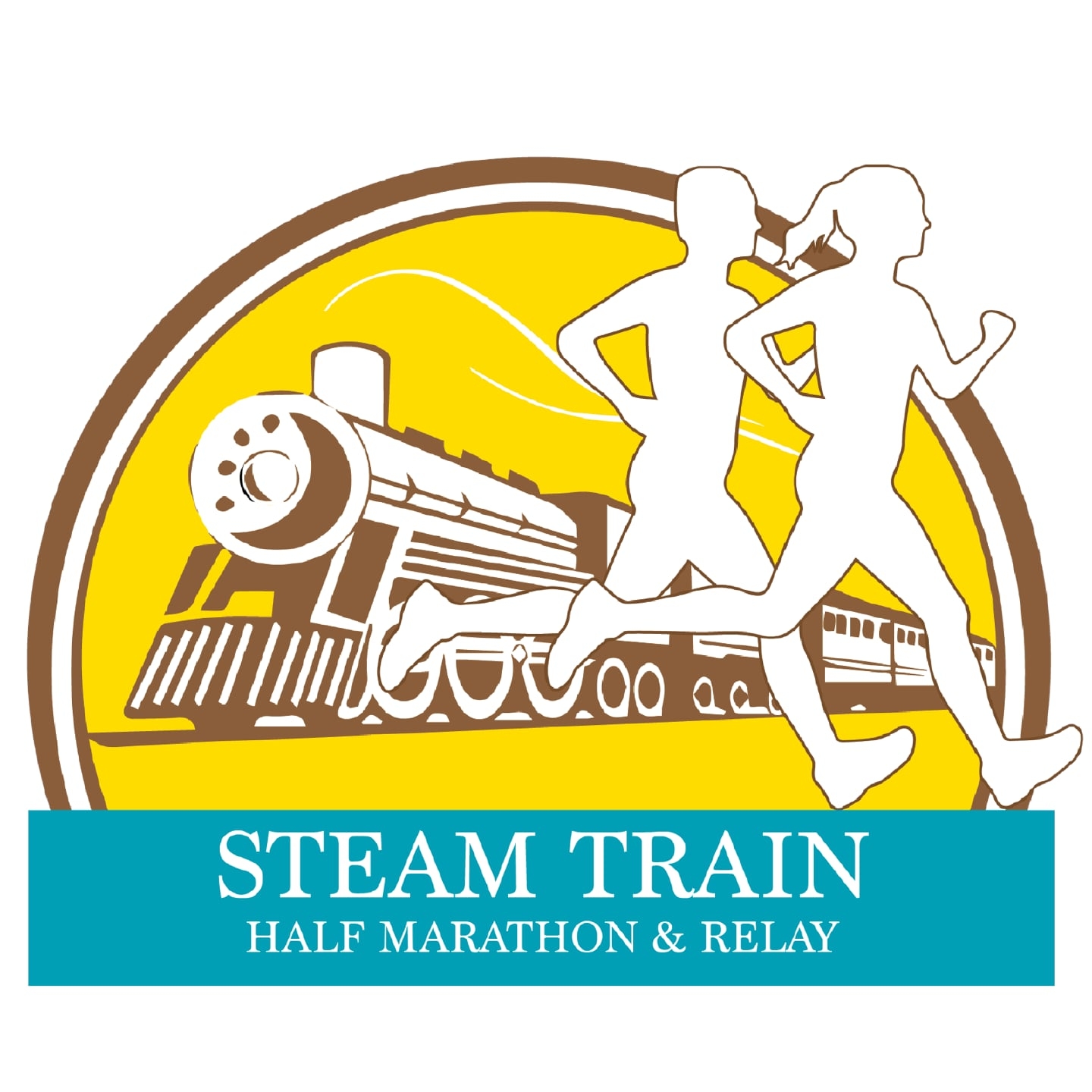 Steam Train Half Marathon & Relay logo on RaceRaves