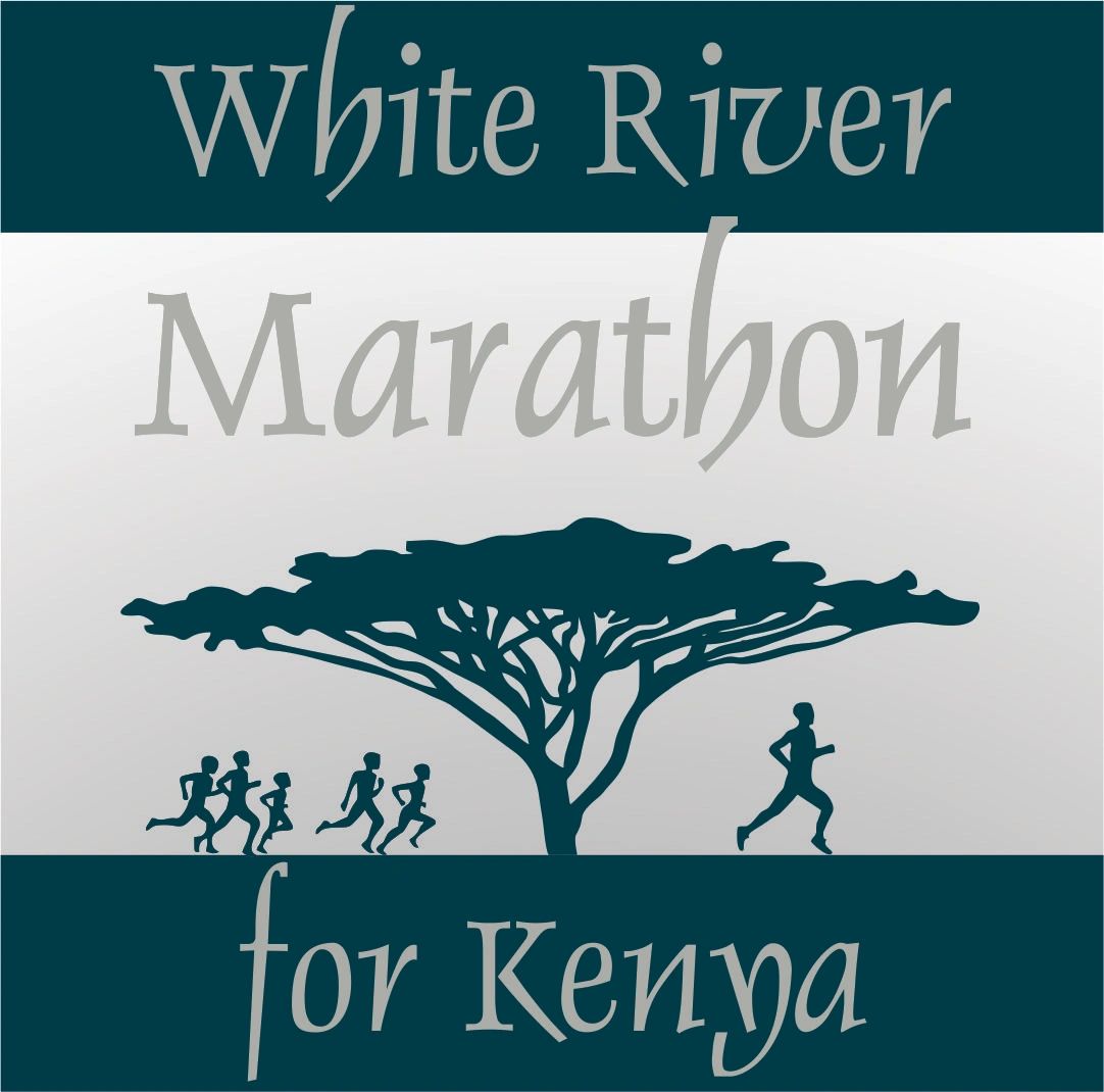 White River Marathon for Kenya logo on RaceRaves