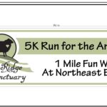 Peace Ridge Sanctuary 5K Run for the Animals logo on RaceRaves